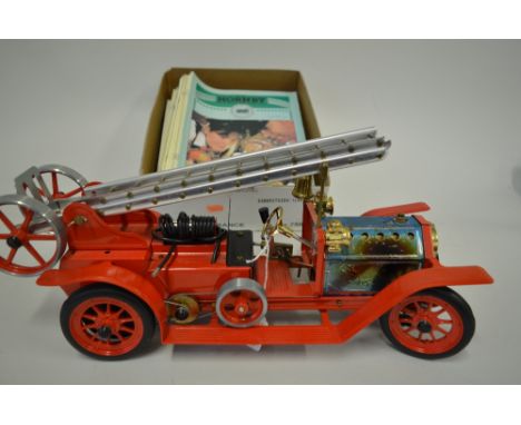 AN UNBOXED MAMOD LIVE STEAM FIRE ENGINE, No.FE1, not tested, appears largely complete but missing accessories, with a quantit