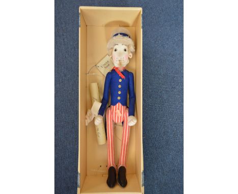 A 1994 REPLICA, STEIFF 1904 UNCLE SAM DOLL, with certificate, No.00558 of 1000