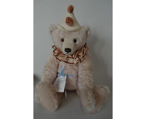 A JANE HUMME COLLECTORS BEAR, 'Peaudouce', No. 9 of 9, height approximately 57cm, label to side seam, made for Teddy Bears of