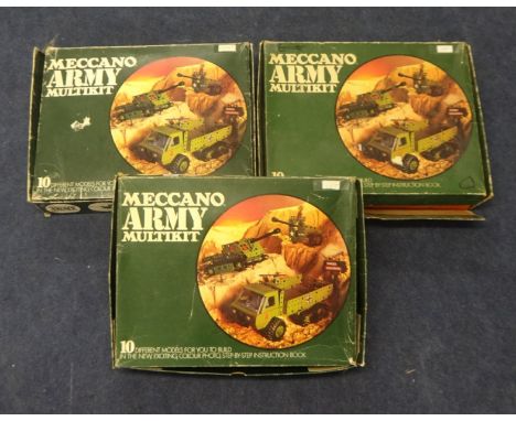 Meccano Army Multi Kit Sets (3)