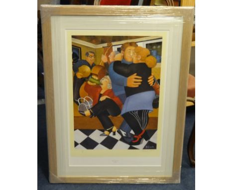 BERYL COOK (1926-2008) 'Shall We Dance' limited edition print no 229/650, 61cm x 48cm  with certificate.