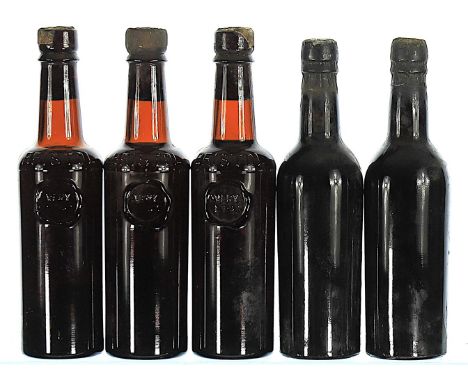 1955 Fonseca, Vintage Port  5x37.5cl   No labels, 3 bottled by Avery's Ltd, capsules damaged, 2 bottled by Fonseca, embossed 