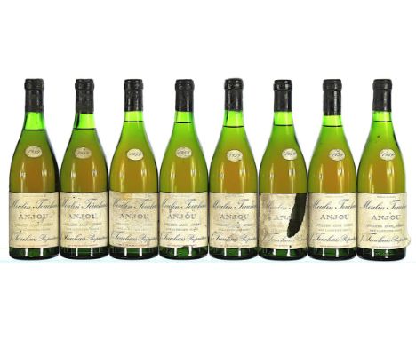 1959 Moulin Touchais, Coteaux du Layon  6x75cl   Formerly labelled Anjou Blanc.    Labels soiled, 1 slightly damaged, 1 badly