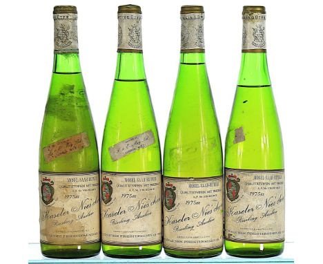 1975 Bischofliches Priesterseminar, Kaseler Nieschen Riesling Auslese, Mosel  4x75cl   Labels soiled, 2 F & E May Ltd. shippi