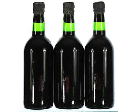 1970 Dow's, Vintage Port  3x75cl   No labels, embossed capsules.    This lot forms part of a private collection amassed mainl
