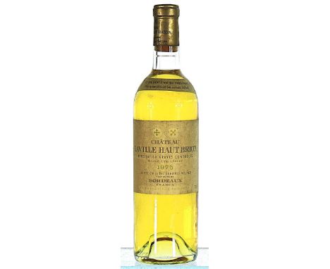 1975 Chateau Laville Haut-Brion Cru Classe, Pessac-Leognan 1x75cl  Label soiled.    This lot forms part of a private collecti