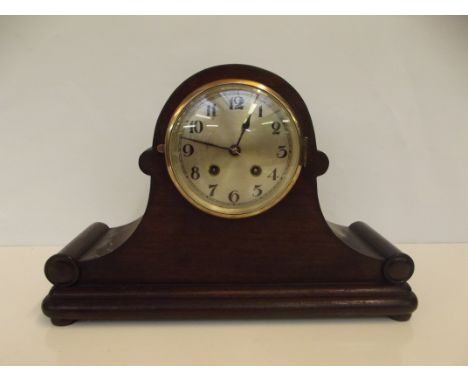1930's Napoleon hat mantle clock