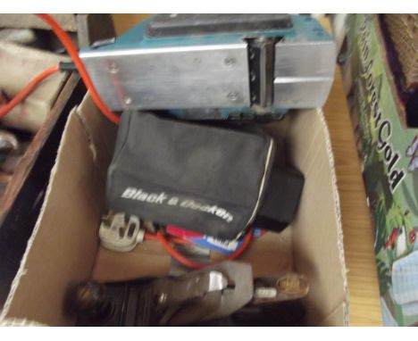 Black and decker sander and a plane
