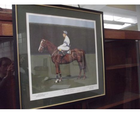 Aldaniti-Bob champion up limited edition signed print