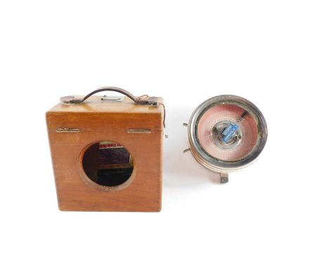 A Boddy &amp; Ridewood pigeon timing clock, No 209117, cased.