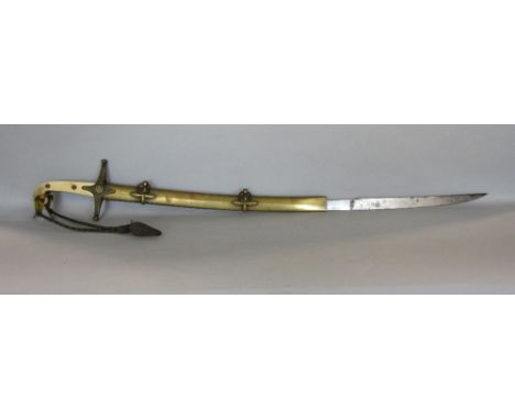 1831 general officers Mameluke sabre by George Grant of Cork Street, London with Victorian Cypher to blade and with ivorine g