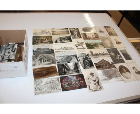 A box containing approx. 150 mainly vintage post-cards