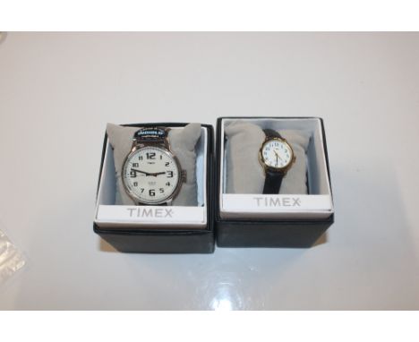 Two Timex wrist watches 