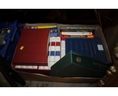 A TRAY OF FOLIO SOCIETY BOOKS TO INCLUDE NO MAN IS AN ISLAND