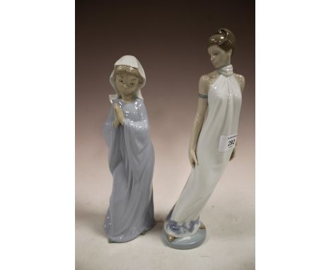 TWO NAO LADY FIGURES 