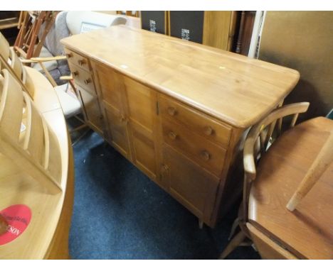 AN ERCOL STYLE LIGHT SIDEBOARD