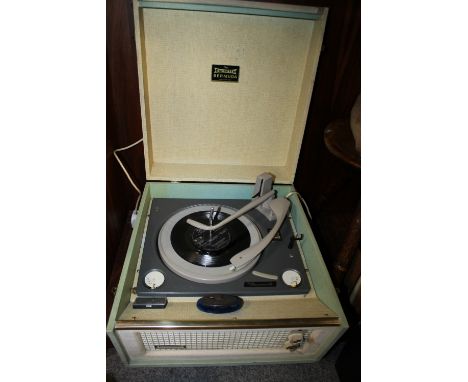 A VINTAGE DANSETTE RECORD PLAYER 