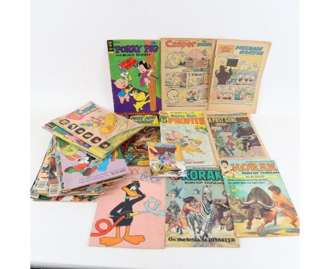 Various Vintage comic books, including Marvel and DC, such as Spiderman 155, Dr Strange Master Of The Mystic Arts etc 