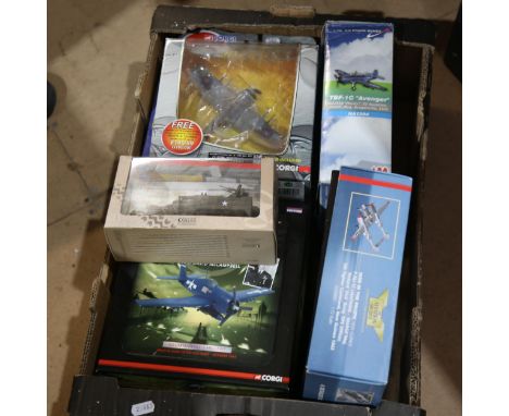 Corgi aircraft, a tank etc 