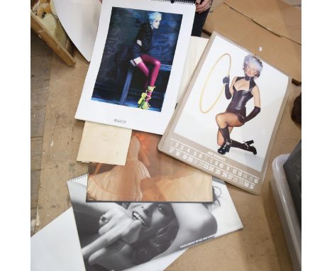 5 Vintage Pirelli calendars 