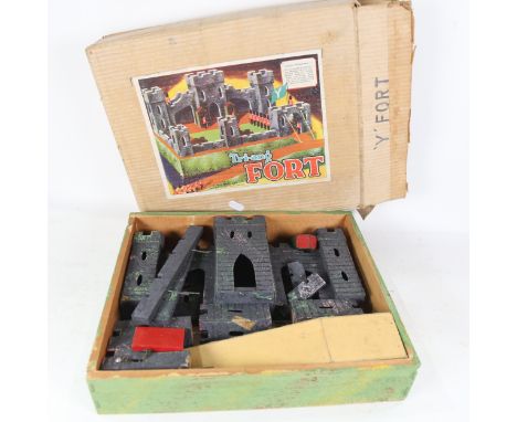 A Vintage Tri-ang fort, by Lines Brothers Ltd, original box 
