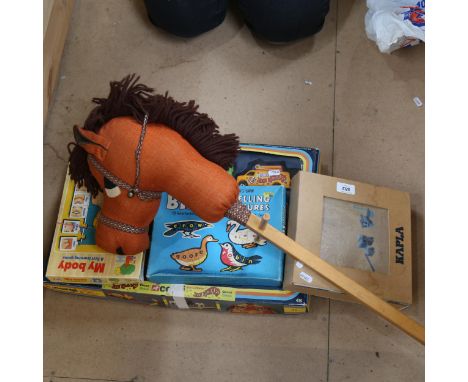 Boxed Corgi circus set, Kapla, and a puzzle 