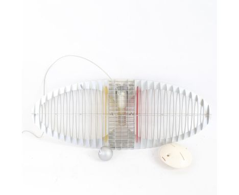 An Italian Luceplan Titania pedant lamp, length 71cm 