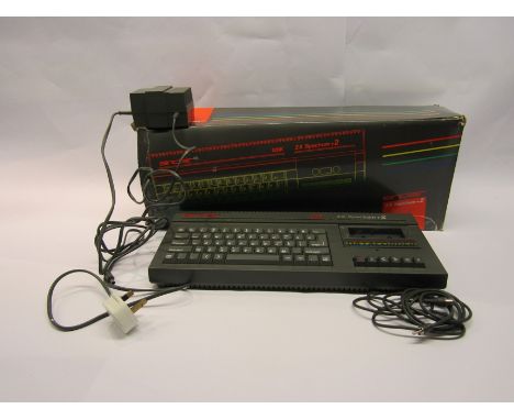A boxed Sinclair ZX Spectrum +2 console