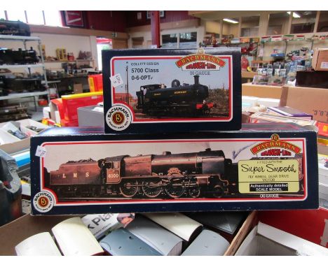Two boxed Bachmann Branch-Line locomotives to include 31-278 Royal Scot 46148 "Manchester Regiment" BR Green (Parellel) and 3