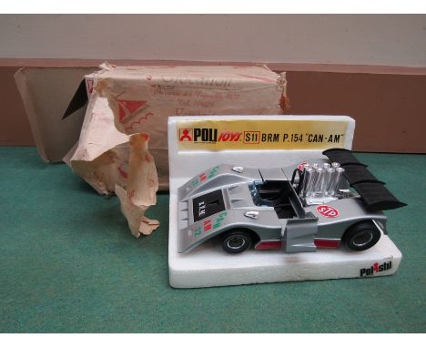 A boxed Polistil Politoy 1:25 scale diecast SII B.R.M P.154 Can Am in original retail wrapping