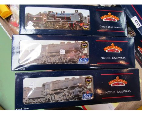 Two boxed Bachmann Branch Line 00 gauge locomotives to include 32-586DC Ivatt Class 4 2-6-0 43154 with Tablet Catcher E/Emble