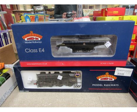 Two boxed Bachmann Branch-Line 00 gauge locomotives; 32-577 Ivatt Class 4 43160 BR Lined Black Early Emblem (missing tender) 