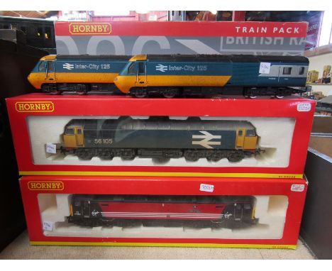 Two boxed Hornby 00 diesel electric locomotives to include BR Class 56 Co-Co No. 56105 and Virgin Class 47 "Pride Of Toton" t