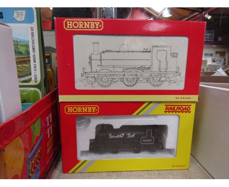 Two boxed Hornby 00 gauge locomotives, R2400A LNER 0-6-0 ST Class J52 Locomotive 3970 and R3064 B Black 0-4-0 Smokey Joe No 5