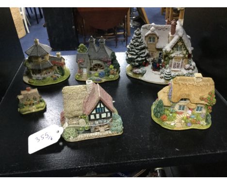 LILLIPUT LANE MODEL OF 'FIRST NOEL', 10cm high, in original box, along with five other Lilliput Lane models (6)