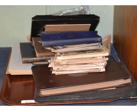 A collection of assorted postcards, photographs, daguerreotypes, etc. including four photographs of the Bullingdon Club 1963/