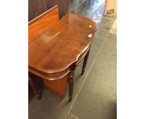 A REPRO CONSOLE TABLE WITH DRAWER