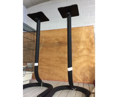 TWO ADJUSTABLE SPEAKER STANDS