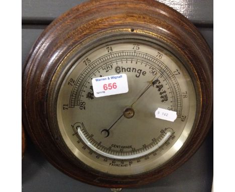 CIRCULAR BAROMETER. D25CM