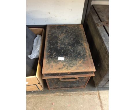 METAL TRUNK AND TOOLS
