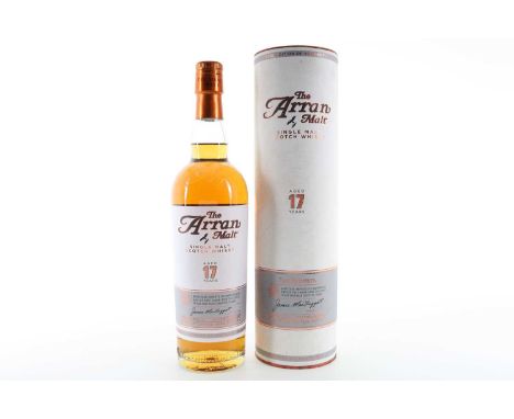 ARRAN 17 YEAR OLD ISLAND SINGLE MALT 46% ABV / 70clStill a relative youngster in whisky terms, Arran distillery began product