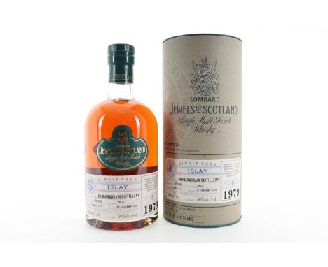 **BUNNAHABHAIN 1979 25 YEAR OLD LOMBARD JEWELS OF SCOTLAND ISLAY SINGLE MALT   **the hammer price of this lot is subject to V