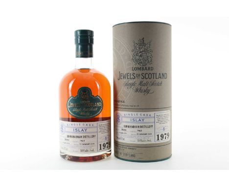 **BUNNAHABHAIN 1979 25 YEAR OLD LOMBARD JEWELS OF SCOTLAND ISLAY SINGLE MALT   **the hammer price of this lot is subject to V