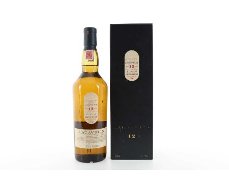 LAGAVULIN 12 YEAR OLD 2011 RELEASE ISLAY SINGLE MALT  57.5% ABV / 70cl  The Islay distillery of Lagavulin first gained notori