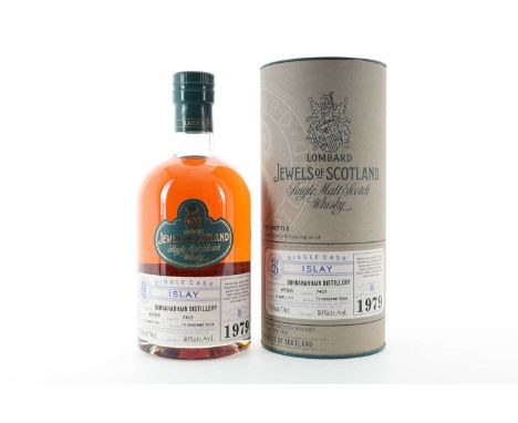 **BUNNAHABHAIN 1979 25 YEAR OLD LOMBARD JEWELS OF SCOTLAND ISLAY SINGLE MALT   **the hammer price of this lot is subject to V