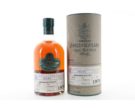**BUNNAHABHAIN 1979 25 YEAR OLD LOMBARD JEWELS OF SCOTLAND ISLAY SINGLE MALT   **the hammer price of this lot is subject to V