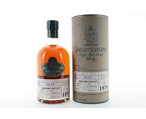 **BUNNAHABHAIN 1979 25 YEAR OLD LOMBARD JEWELS OF SCOTLAND ISLAY SINGLE MALT   **the hammer price of this lot is subject to V