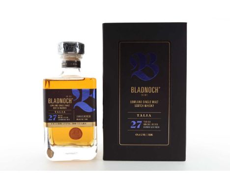 BLADNOCH 27 YEAR OLD TALIA 200TH ANNIVERSARY LOWLAND SINGLE MALT 43% ABV / 70clBladnoch distillery, near Wigtown in Dumfries 