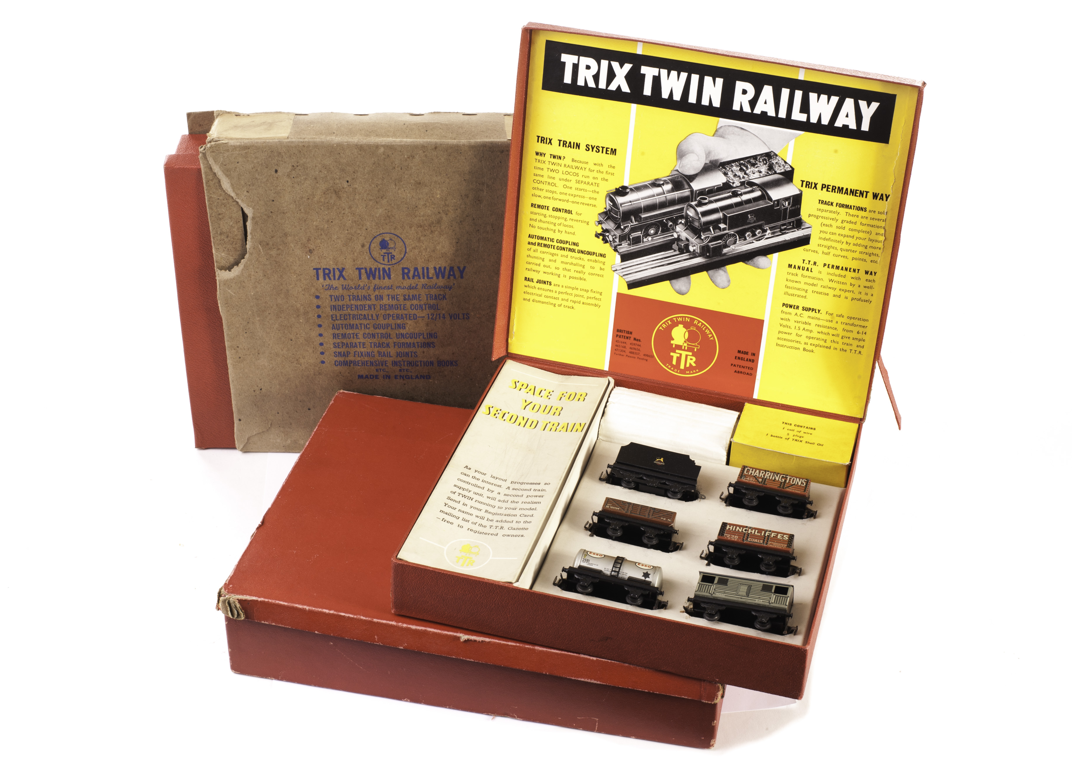Trix Twin Railway sets No. 2/324, including black LMS 040 tank