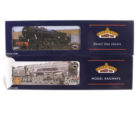 Bachmann 00 Gauge Steam Locomotives: comprising 32-850 BR Standard class 9F 2-10-0 ‘Evening Star’ no 92220 in BR lined green 